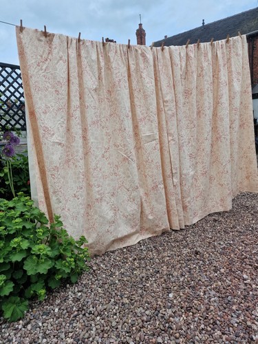 Vintage sanderson cotton toile - vintage,