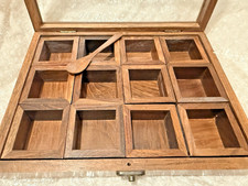 Wooden Spice box with 12