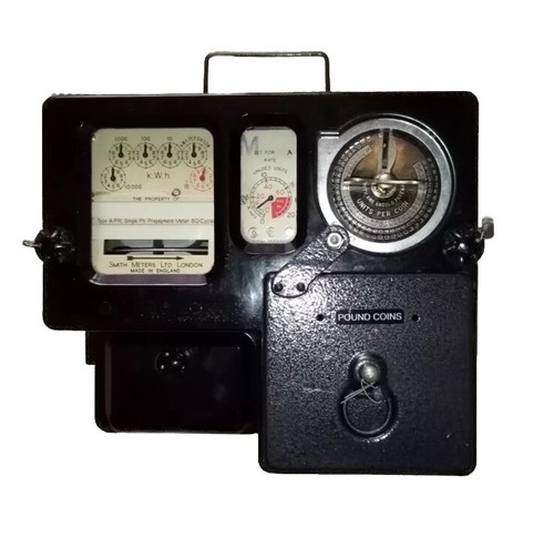 Smith electricity coin meter - coin,