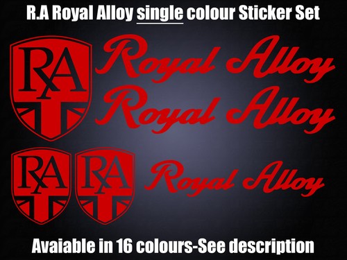 Royal alloy stickers - royal,