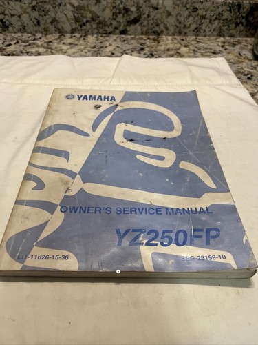 Yamaha yz250fp service - yz250fp, manual