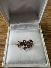 Aurora Ring Made with SWAROVSKI Elements - Pink stones