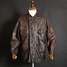 Vintage 1950s Swedish Malung Goatskin Leather Jacket
