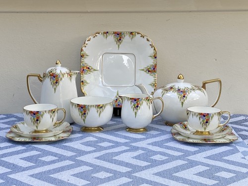 Art deco carlton china - carlton,