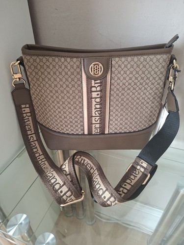 River island brown monogram - river,