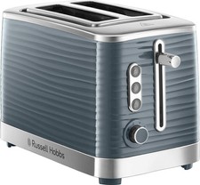 Russell Hobbs Inspire 2 Slice Toaster (Extra wide slots with Blue LED) -24373
