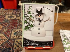 Decoupage Snowman Christmas