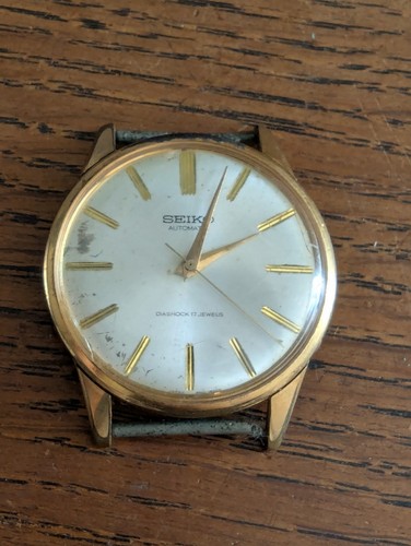 Seiko 6601 1990 mens - 6601-1990, gold