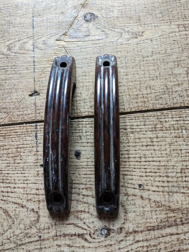Pair brown bakelite - brown, door