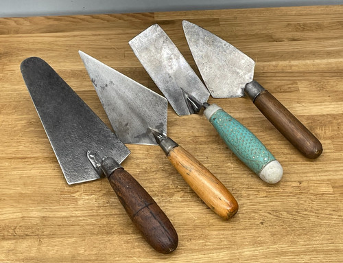 Vintage bricklayers trowels - 4,