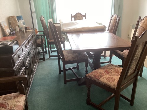 Family table and chairs - and,