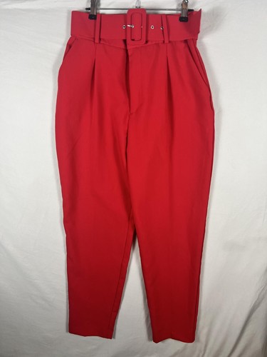 Zara red cigarette leg - , dress