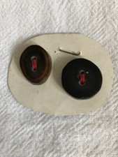 2 Hand Made Horn Buttons