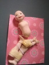 Porcelain baby doll making kit, head & body, arms and legs