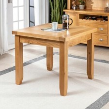 Cheshire Oak Square Flip Top Dining Table - 90cm to 180cm Dining Furniture AD80