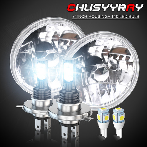 Led halo headlamp - headlamp, headlight