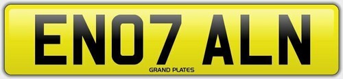 Alan number plate - number, aln