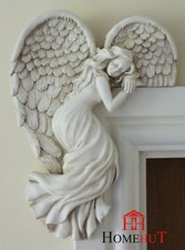 Door Frame Angel Wings Wall Sculpture Ornament Garden Home Decor Secret Fairy 