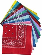 bandana scarf For Men Paisley Headbands Cowboy Scarf Bandana 100% Cotton