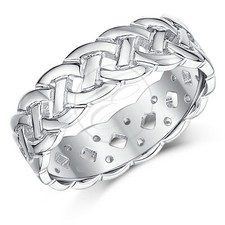 9ct Celtic Knot White Gold