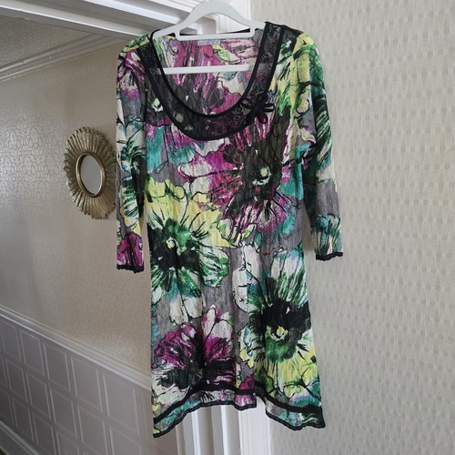 Per una floral mesh mini - per,