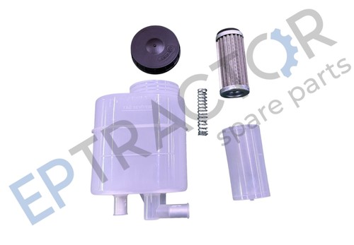 Hydraulic oil tank with - tank, filter