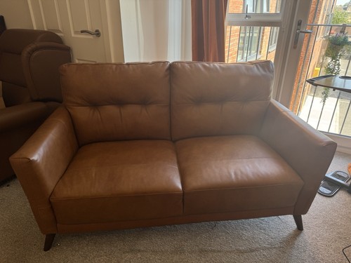 Italian leather sofa - italian,