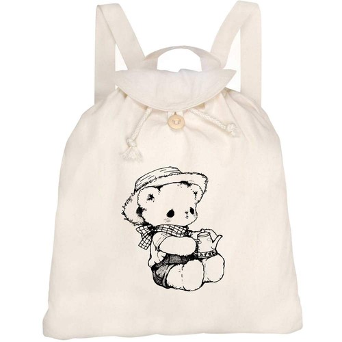 Teddy bear with teapot - bear,