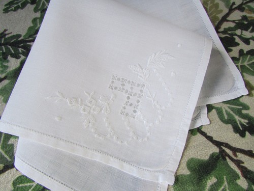 Vintage handkerchief hankie - vintage,