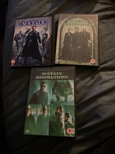 The Matrix Collection Trilogy 1-3 (DVD, 2005) Keanu Reeves [Region 2] [UK] {15}