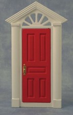 Red Painted Wooden Fairy