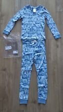 New Police Long Sleeve Boys Pyjama Set Top and Pants Size 8-10 years 100% Cotton