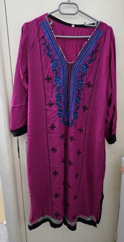 Asian dress kameez pink xl - asian, dress,kameez,