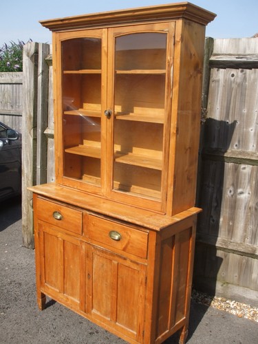 Antique pine dresser bookcase