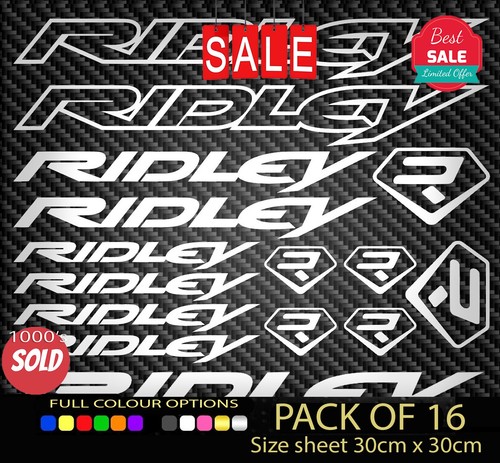 Ridley vinyl decal stickers - ridley,