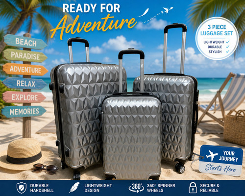 Piece hard shell luggage - shell, set