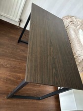 Modern Dark Wood Computer Desk