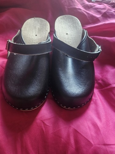 Wooden clogs - wooden,