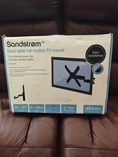 Sandstrom SFMGM14 Full Motion Easy Glide 32-47" TV LCD Wall Mount VESA 400x400mm