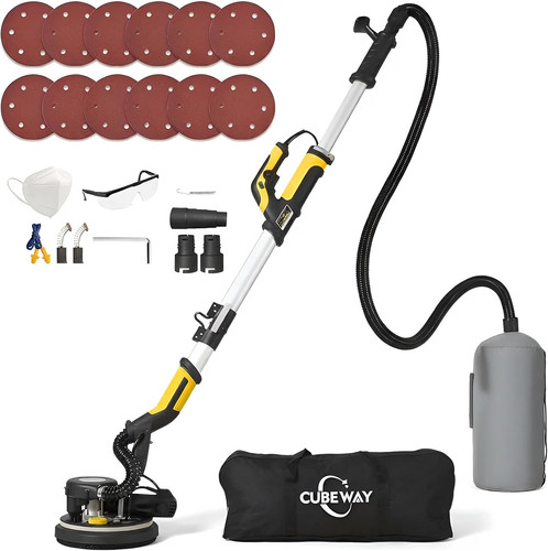 750w drywall sander vacuum led - 750w,