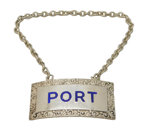 Sterling silver blue enamel - sterling,