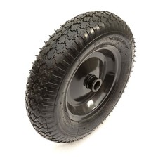 Wheel Pneumatic 4 Ply 15" Tyre 4.80/4.00-8 & Bearing Fits Garden Trailer Trolley
