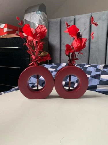 Red maroon flower - red,