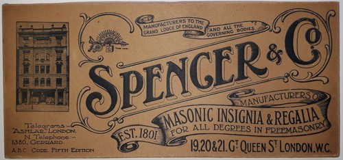 Masonic advertising box - masonic,