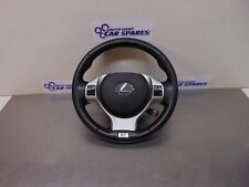 Lexus CT200H Steering Wheel 11-14 F-Sport Black Silver Multifunctional Leather