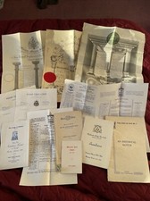 Assorted MASONIC Documents - From Various Lodges - 1950’s-70’s (see Description)