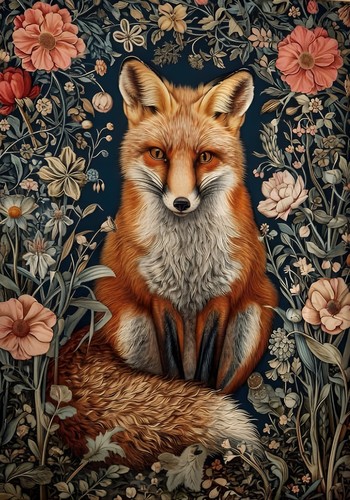 William morris prints set - william, 3