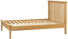 Portland Double Bed - Oak-