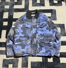 Stussy Jacket Camo Blue