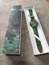 SWATCH Watch : SUOZ333 : The Dream By Henri Rousseau. MOMA Collection Wristwatch